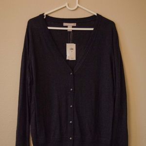 NEW Banana Republic black cardigan sweater